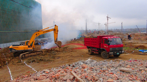 昭阳区2013年保障性住房建设项目1-B地块开工