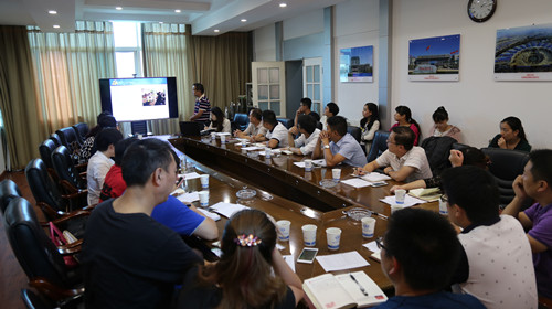 公司党委对各支部上半年工作进行考核