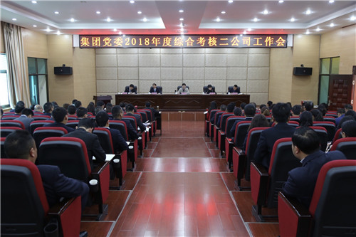 李家龙率集团干部考核二组到公司进行2018年度综合考核