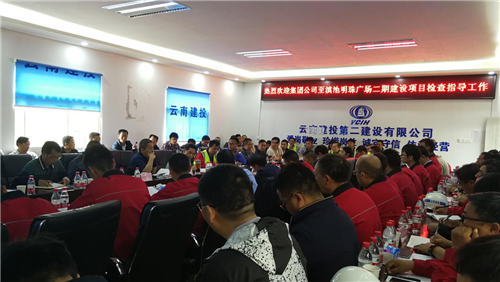 王晓方率检查组到滇池明珠广场二期项目检查工作并讲党课