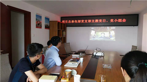 项目总承包部党支部开展主题党日活动