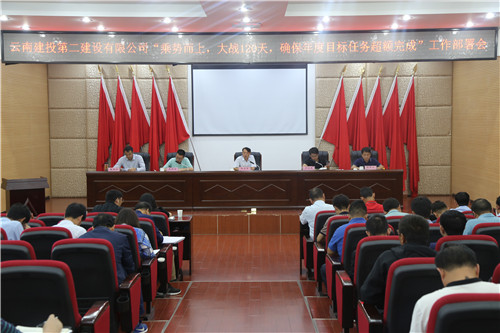 【大战120天】公司召开“乘势而上，大战120天，确保年度目标超额完成”工作部署会