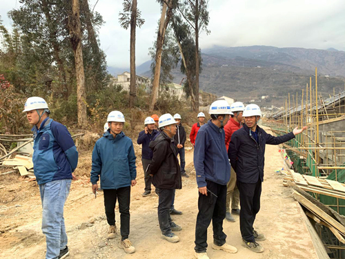 【调研检查】陈定华、王现合调研巧家大寨、北门项目