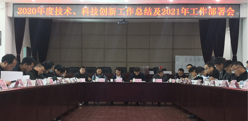 【公司要闻】公司召开2020年度技术、科技创新工作总结及2021年工作部署会