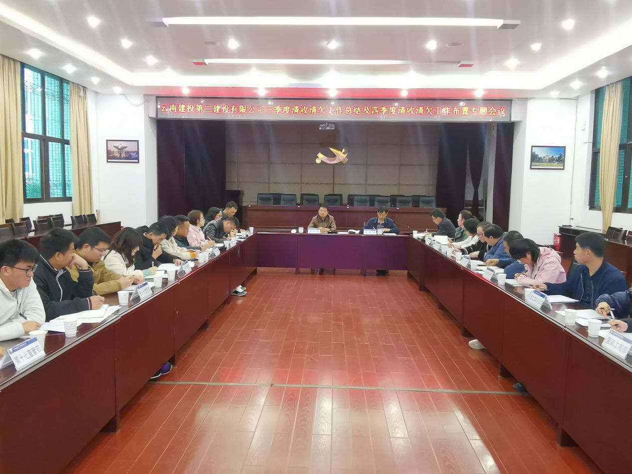 【公司动态】公司召开清收清欠工作专题会议