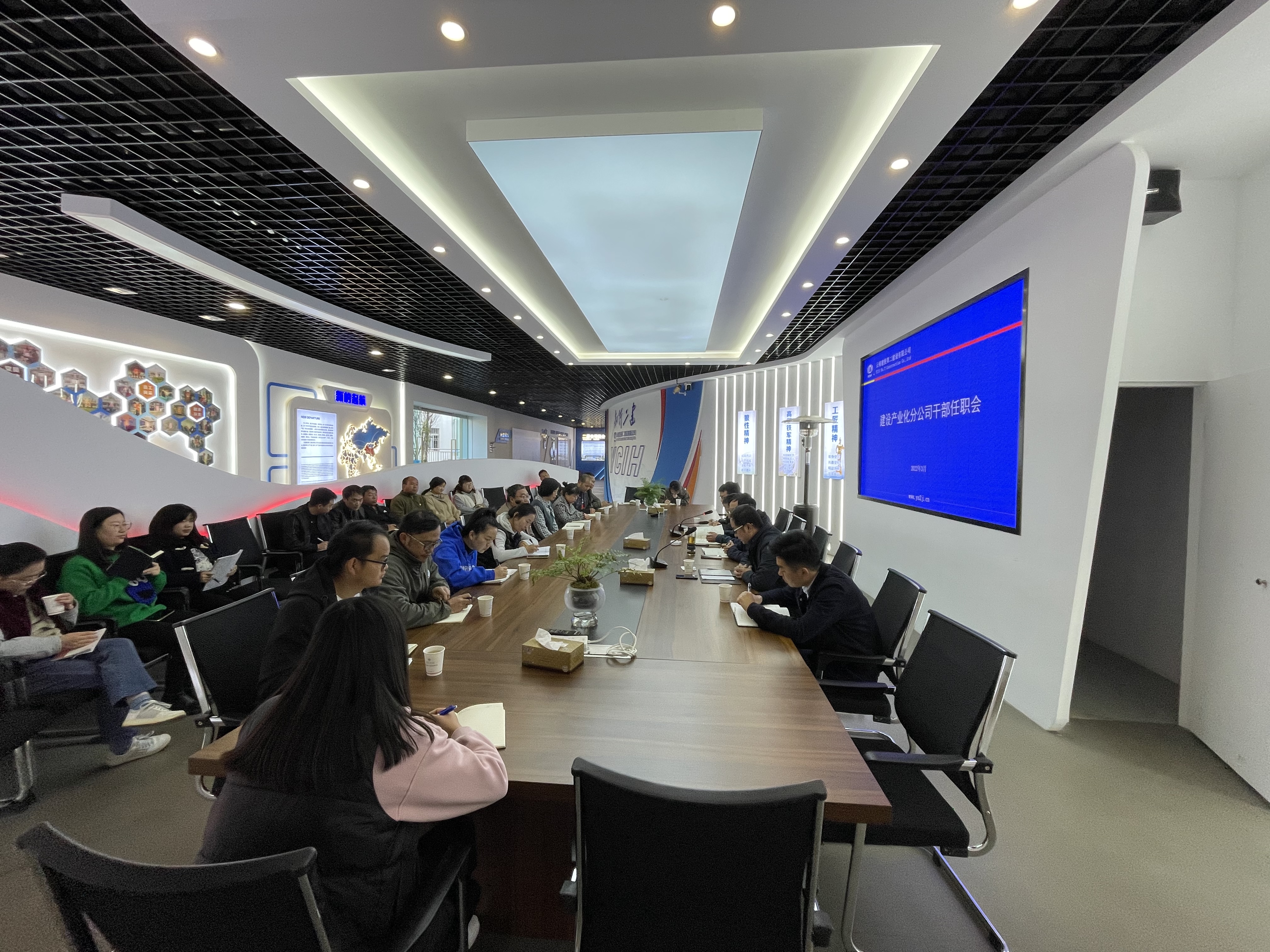 公司领导调研建设产业化分公司