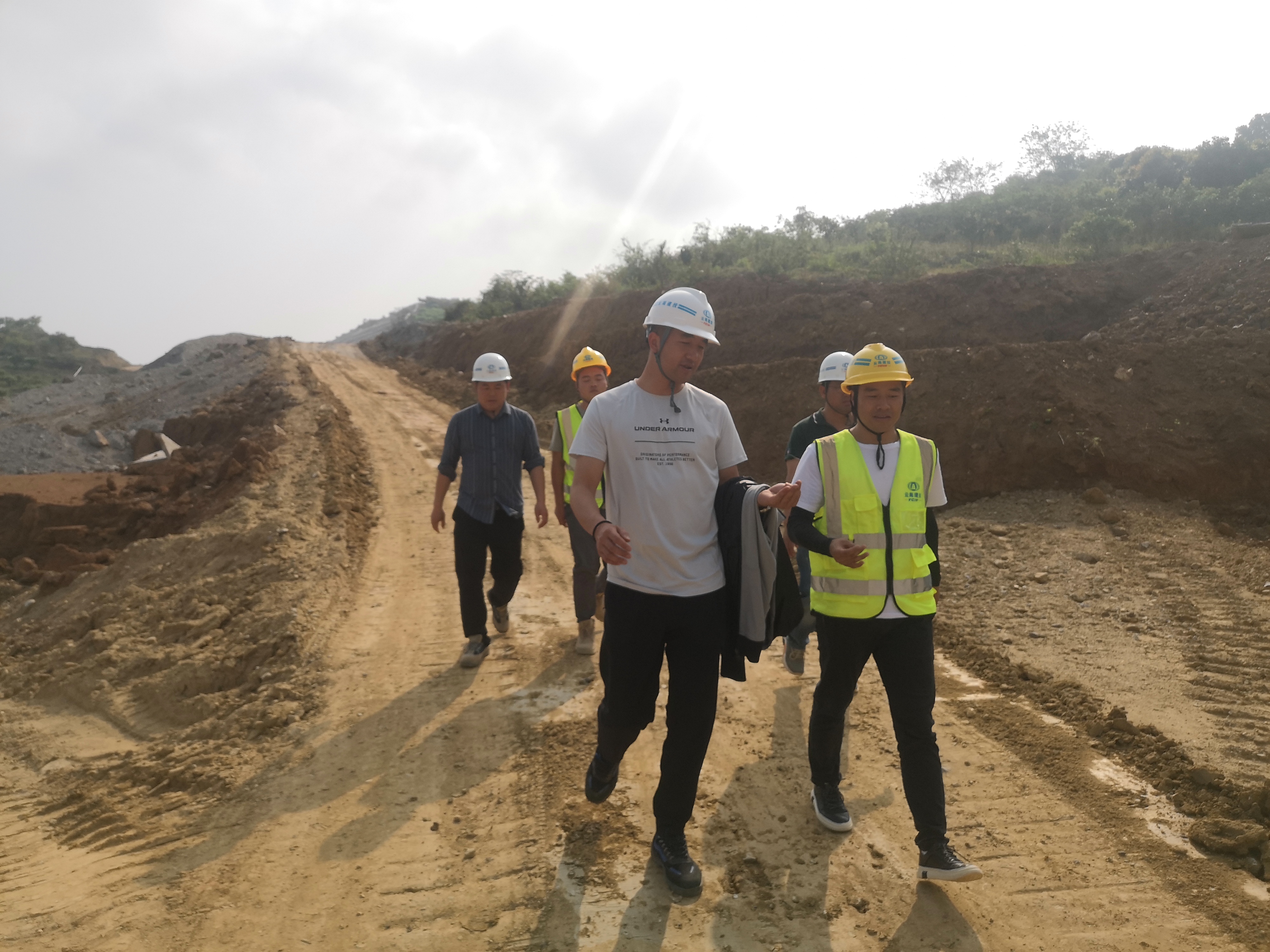 【贯彻一线工作法】公司领导调研永金高速项目