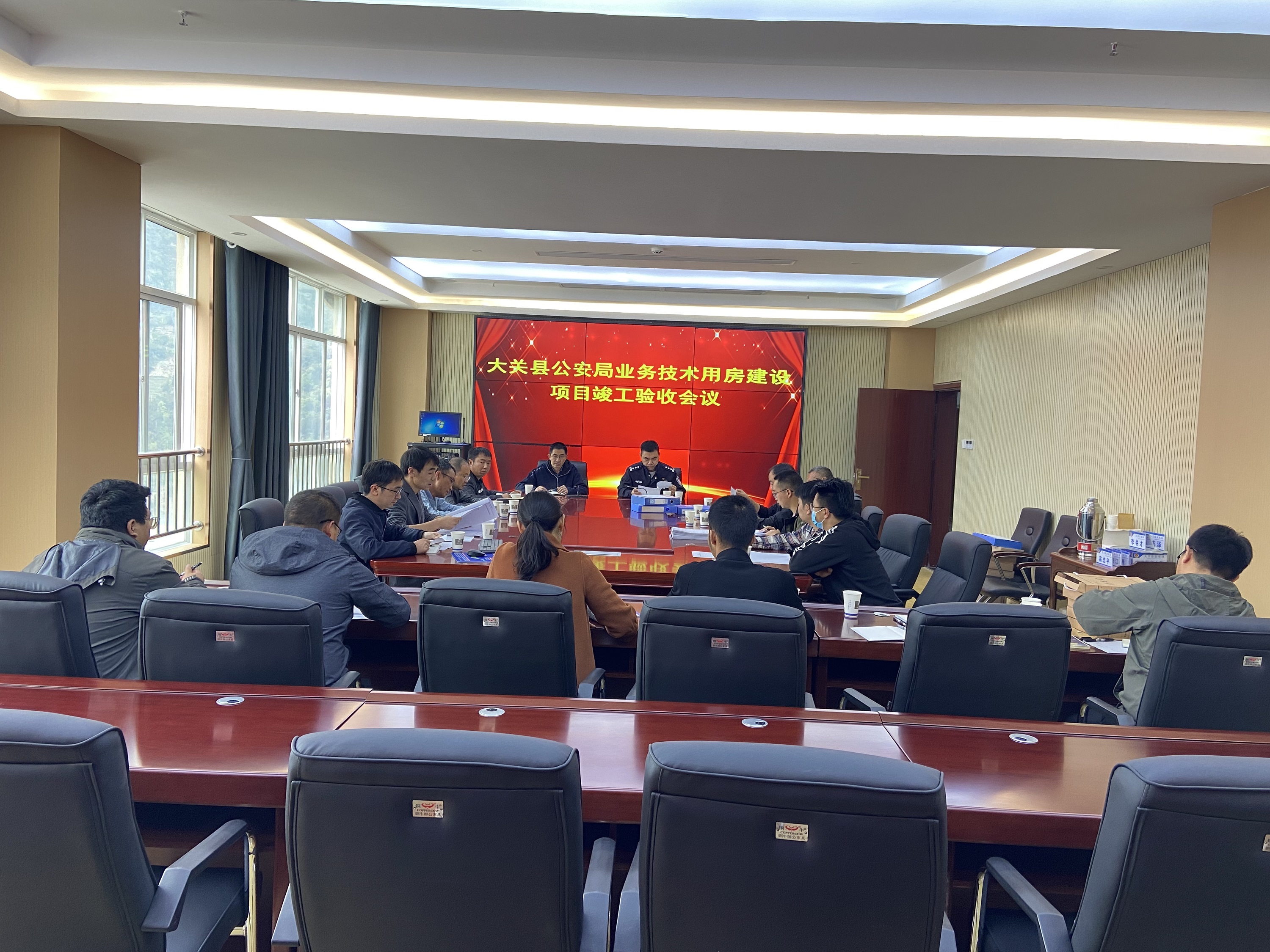 【项目动态】第十直管部承建的大关公安局业务技术用房建设项目顺利通过竣工验收