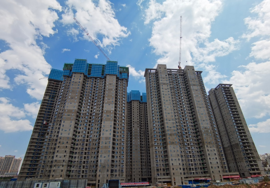 【项目动态】华润润府项目主体结构全面封顶