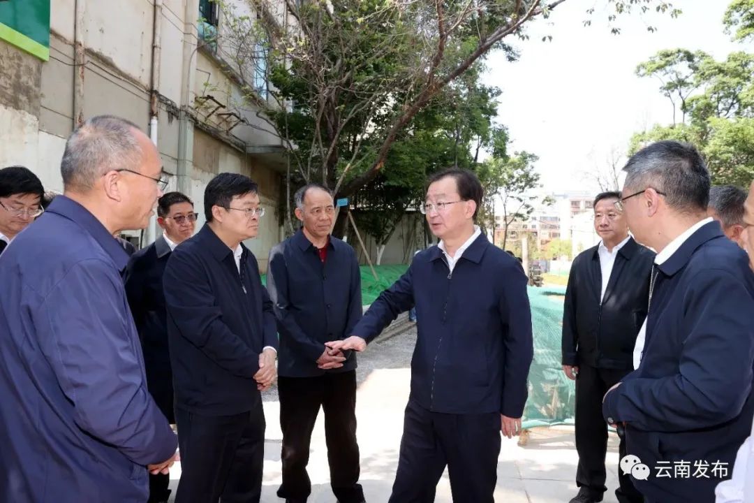 省委书记王宁到盘龙区雨污分流项目调研