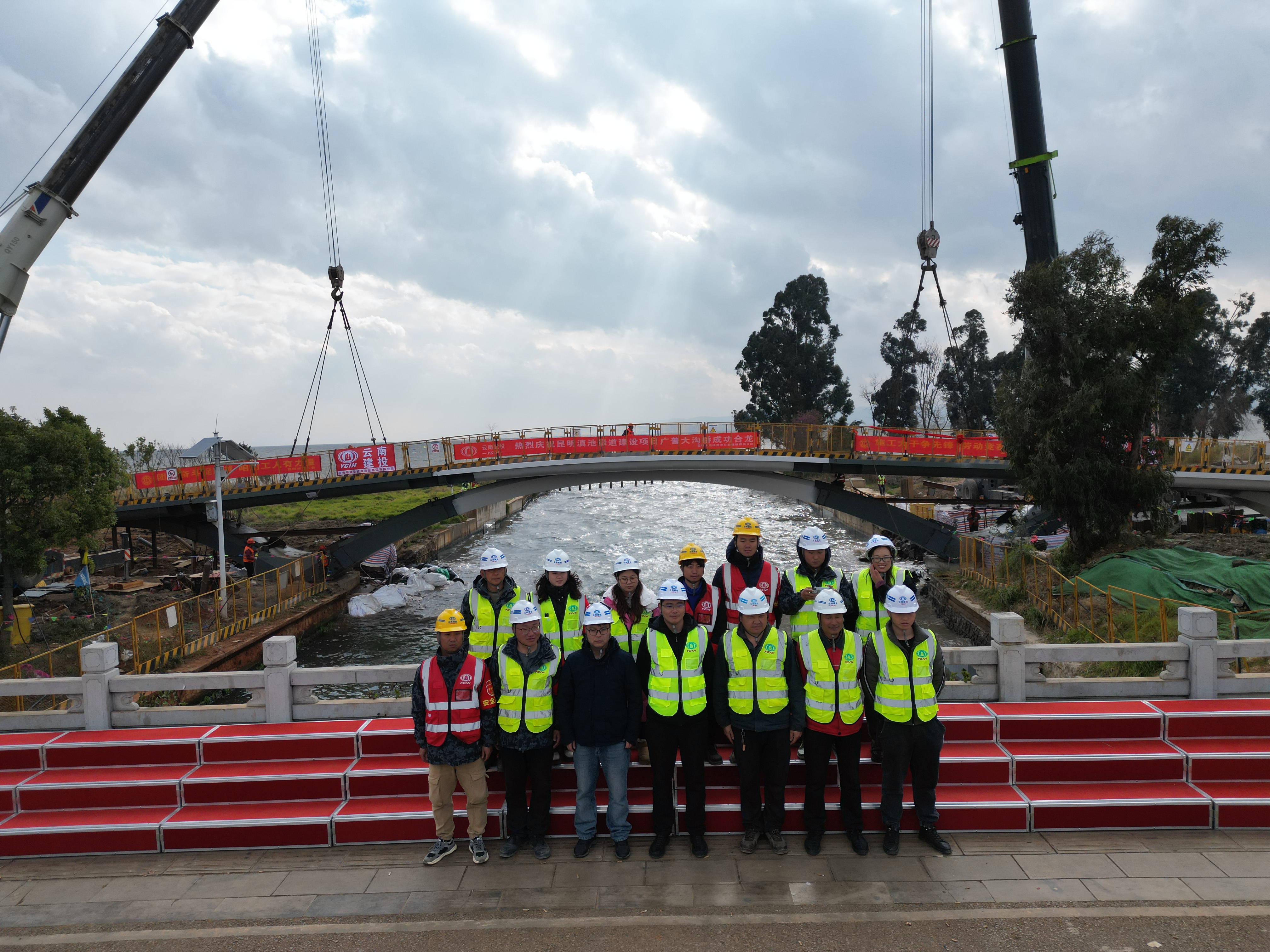 【项目动态】昆明滇池绿道建设项目（外海段）一期EPC+维护管养皓月桥/广普大沟桥成功合拢